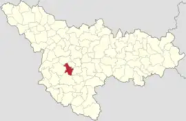 Location in Timiș County