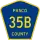 County Road 35B marker