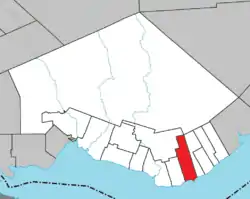 Location within Bonaventure RCM.