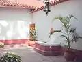 Second courtyard with the water fountain.