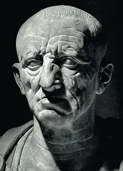 The Patrician Torlonia bust depicting Cato the Elder, 1st century BC