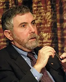 Economics Nobel laureate Paul Krugman, PhD 1977 (MIT Department of Economics)