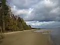 The beach by the Lake Peipus in Rannapungerja.