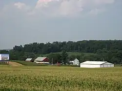 A farm just off Interstate 83 in Shrewsbury Township