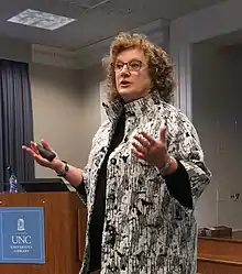 Penny Abernathy, UNC, February 25, 2020.