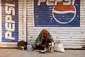 Waking up on a sidewalk in Bijapur, India