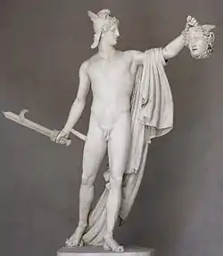 Marble sculpture by Antonio Canova (Vatican City), c. 1800.