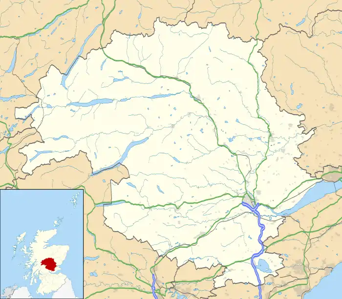 Kinfauns is located in Perth and Kinross