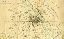 This 1832 map of Perth, by James Gardner, shows the street, then a uniform "High Street"