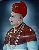 artist impression of Balaji Bajirao