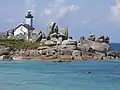 Pontusval lighthouse near Brignogan-Plages