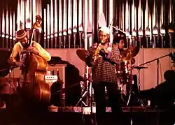 Idris Muhammad playing with Reggie Workman and Pharoah Sanders, c. 1978