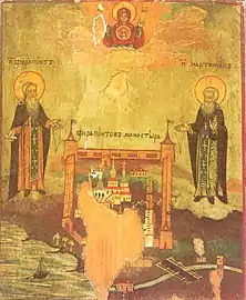 Sts. Ferapont and Martinian, of Kirillo-Belozersky Monastery.