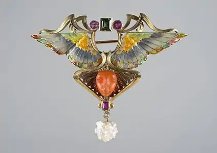 Belgian brooch