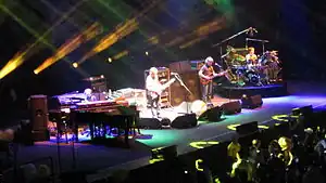 Phish performing onstage