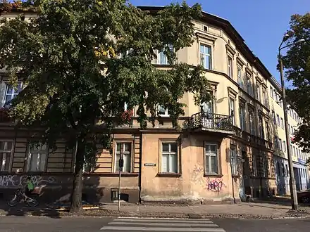 Main elevation from the square