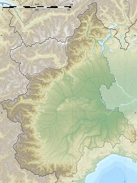 Lago della Vecchia is located in Piedmont