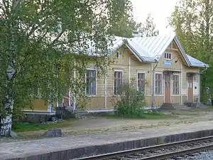 Pihlajavesi railway station in 2016