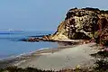 A  rock in the Olga Beach Nature Reserve