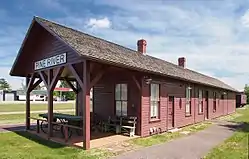 Pine River Depot is listed on the National Register of Historic Places