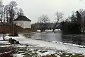 Spring flooding on the headwaters in Kose