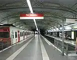 View of one of the Ferrocarrils de la Generalitat de Catalunya platforms