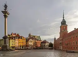 The Castle Square, located in Old Town, in 2018.