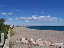 The beach at Argelès-sur-Mer