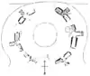 Plan of the Meayll Stone Circle