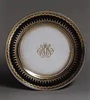 Porcelain plate, decorated in Paris, 1876–88