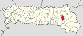 Location in Ialomița County