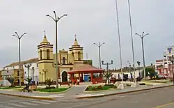 Main plaza of Moche