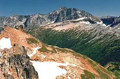 Bonanza and North Star Mountain, from Plummer Mountain