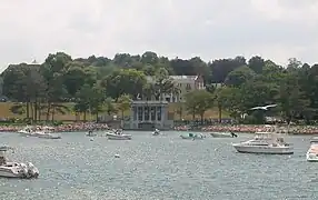 Plymouth Rock from Plymouth Harbor