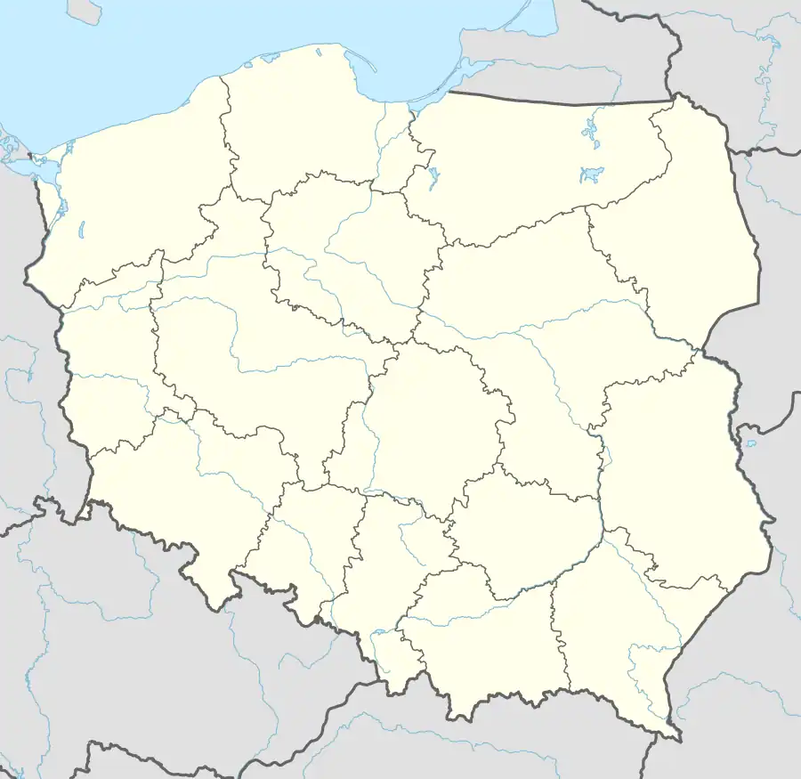 Osiny is located in Poland