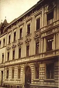 The building ca 1914