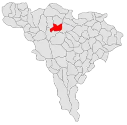 Location in Alba County