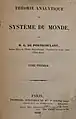 Title page to volume I of Theorie analytique du systeme du monde (1829)