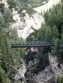 Austrian military engineers' bridge over the Felizon river near Cortina