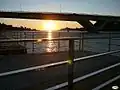 The bridge from the viewpoint of the Pontevedra waterfront