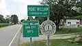 Port William corporation limit sign