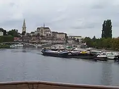 The Yonne River at Auxerre