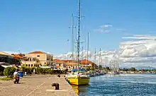 The promenade and port