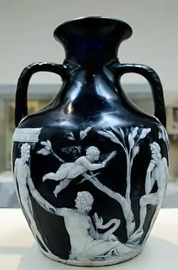 The Portland Vase, Roman cameo glass, about 5–25 AD