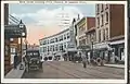 Main Street, showing Poli's Theatre, from a postcard sent in 1921