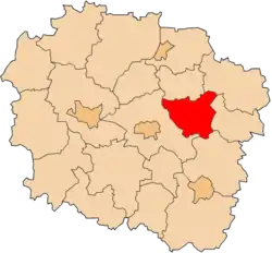 Location within the voivodeship