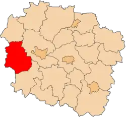 Location within the voivodeship