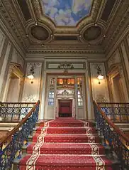 Interior of the Cesianu-Racoviță Palace (Strada C.A. Rosetti no. 5) Bucharest, by Jules Berthet, 1892-1902