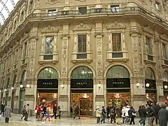 Image 45Prada shop at Galleria Vittorio Emanuele II in Milan (from Culture of Italy)