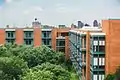 Trinity dorms give students a view of the San Antonio skyline.